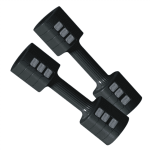 ASG Justerbart Sort Håndvægtssæt - 2 x 2,5 kg