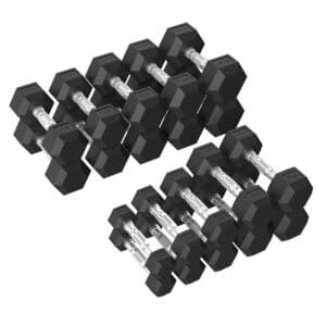 Tunturi Platinum Hex Håndvægtsæt - 2,5-20 kg