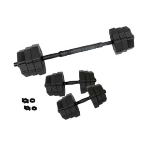 ASG HEX Justerbart Vægtsæt - Sort/Sort - 15 kg