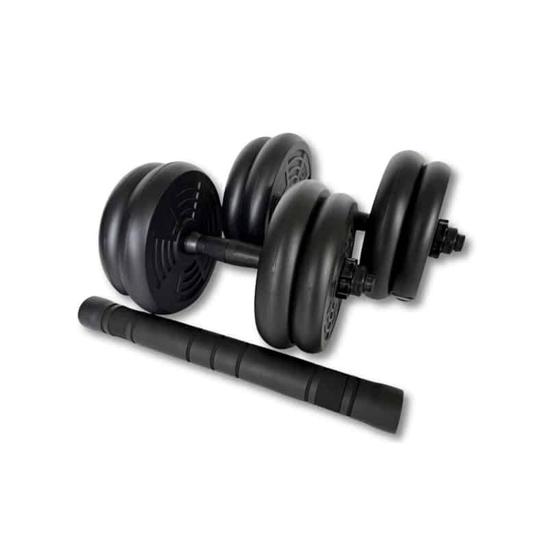 ASG Justerbart Vægtsæt - Sort/Sort - 15 kg