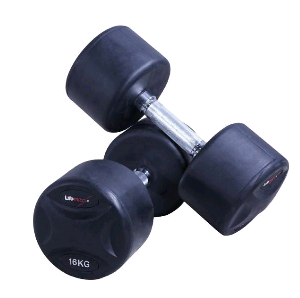 Lifemaxx Fast Håndvægt 36 kg (Sæt) - Demo faste håndvægte til tung styrketræning i center og home gym